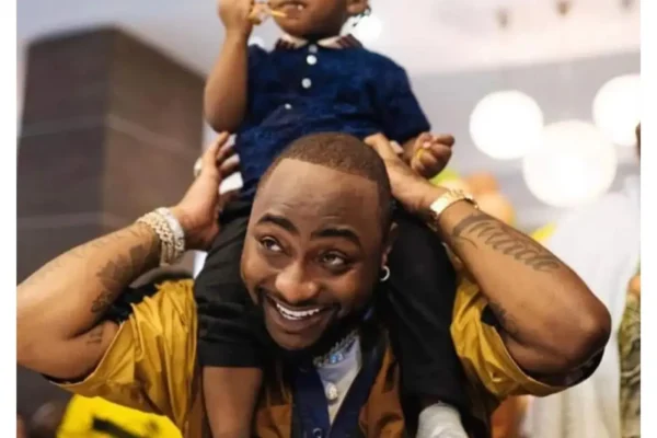 Davido and son