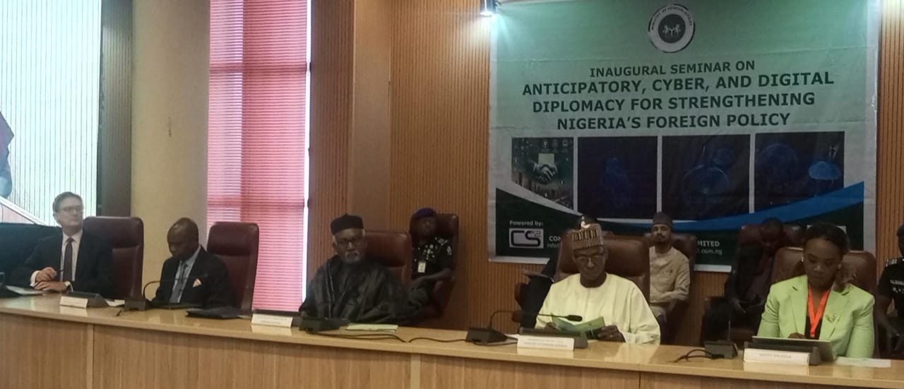 Nigeria’s Digital Future: Time to Lead or Get Left Behind the inaugural seminar on “Anticipatory, Cyber, and Digital Diplomacy for Strengthening Nigeria’s Foreign Policy,