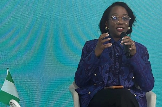 Nigeria's 32.2% Emission Reduction Target: An Ambitious Climate Pledge for 2035 NCCC-D-G-Mrs-Tenioye-Majekodunmi