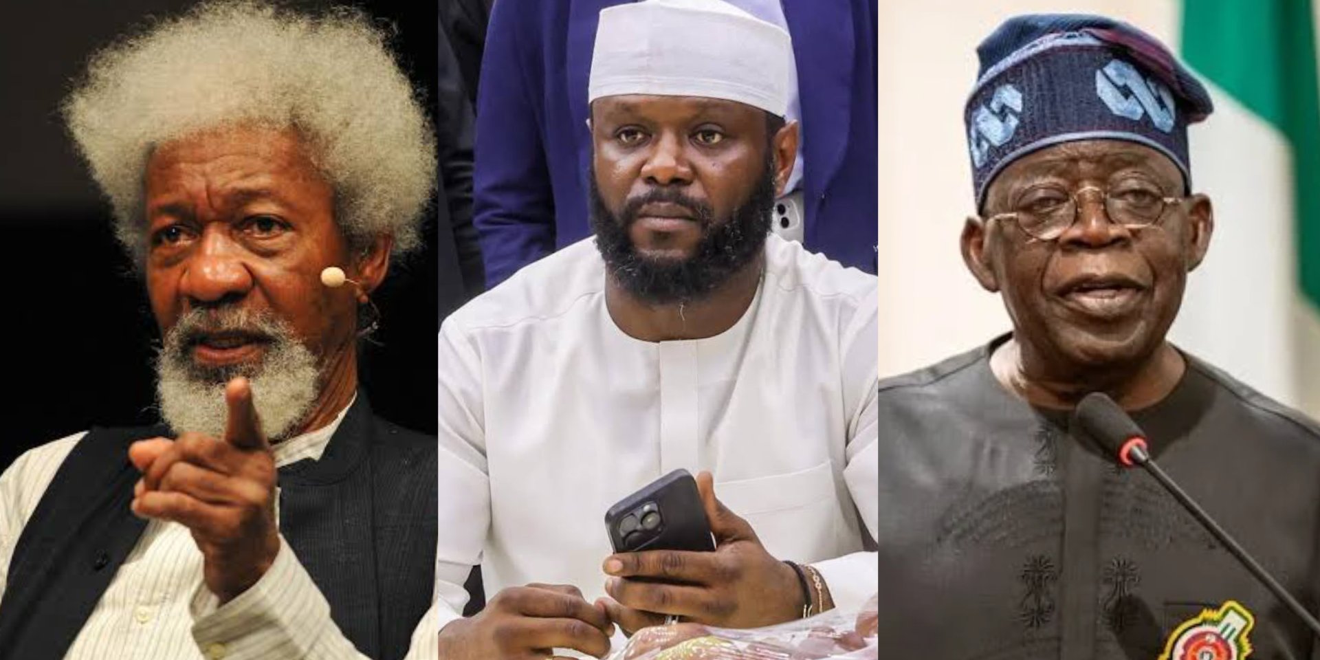Soyinka Blasts Tinubu Over Seyi's 'Excessive' Security—Should've Gone to Benin Instead Soyinka to Tinubu and Son
