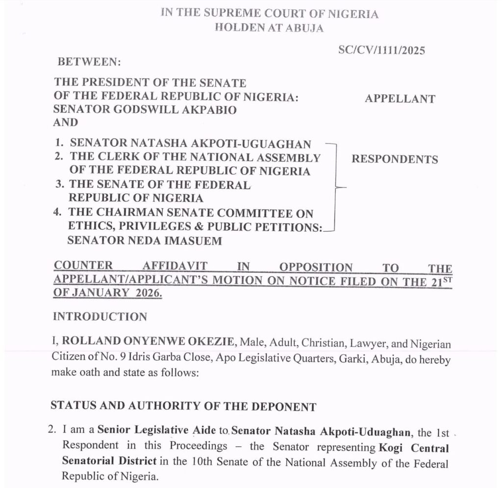 Not Backing Down: Senator Natasha Takes Fight With Akpabio to the Supreme Court Natasha1 1