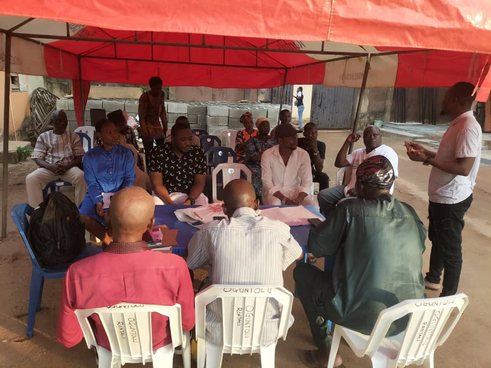 Members of Ward E in Agbado Oke-odo LCDA