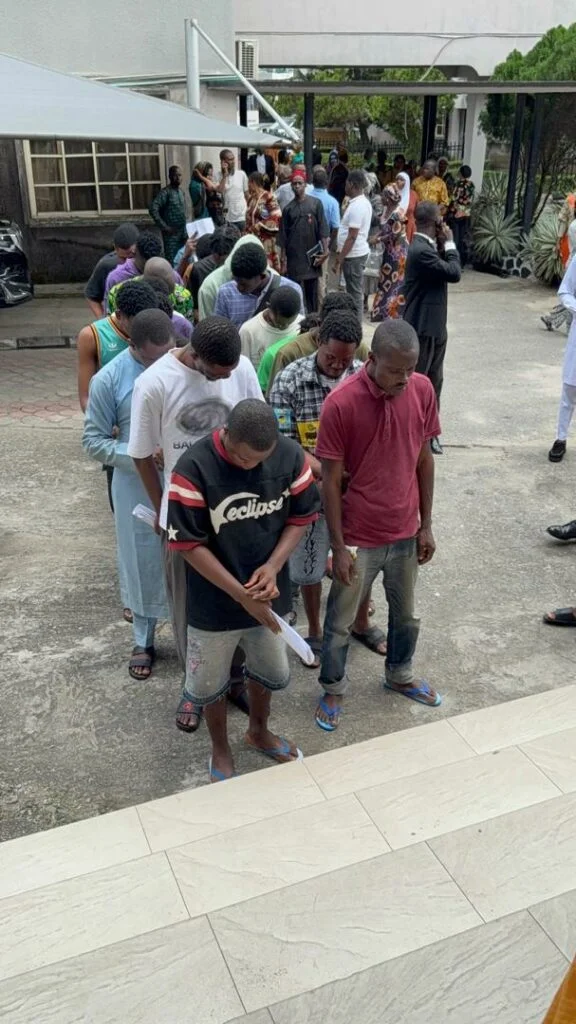 Busted at Obasanjo’s Library Hotel. Three Guys Are Going Down, One Says 'Not Me.' WhatsApp Image 2025 08 15 at 19.18.06 15152d96 576x1024 1