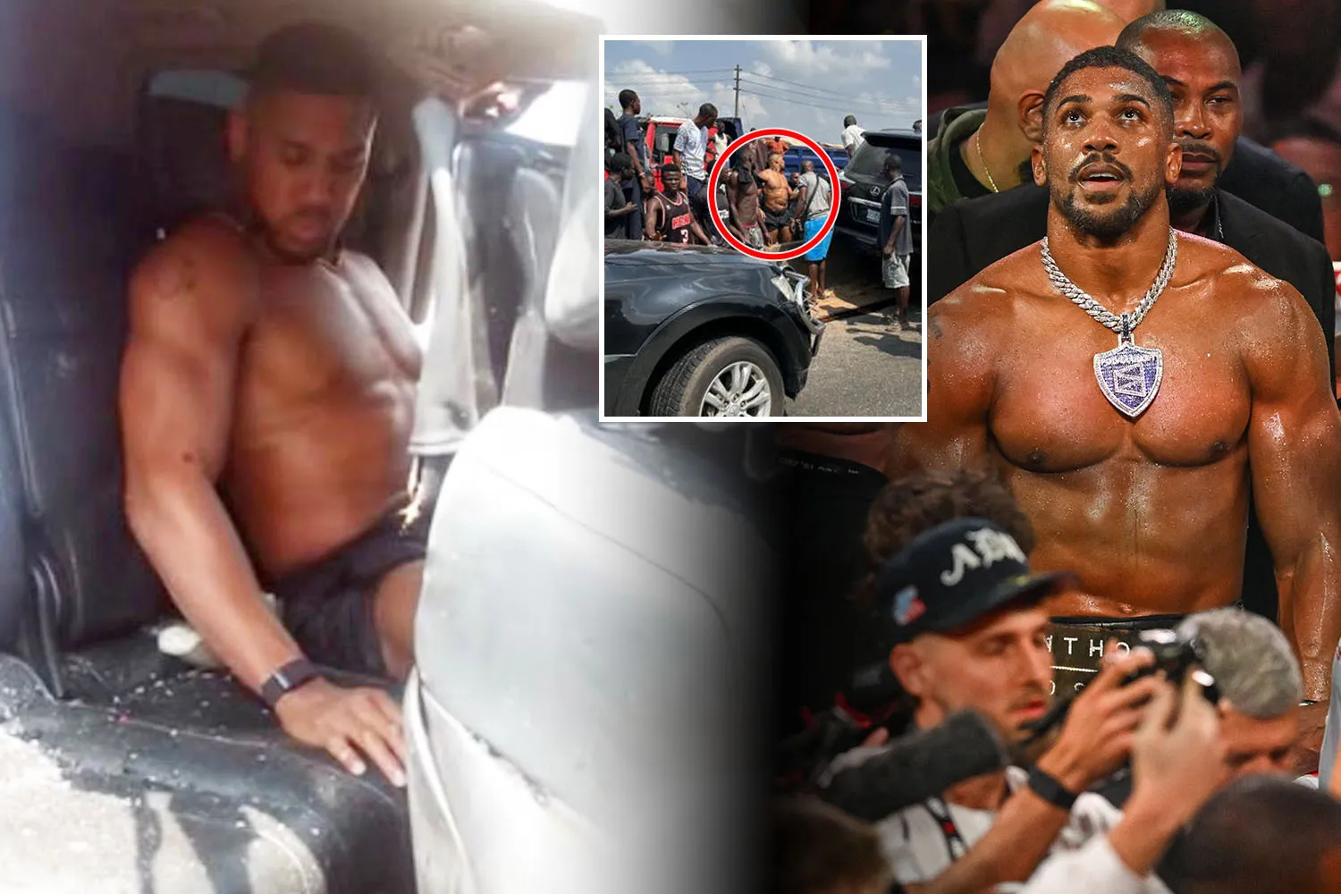 Anthony Joshua Accident: Boxer Escapes Death in Ogun Crash Anthony Joshua