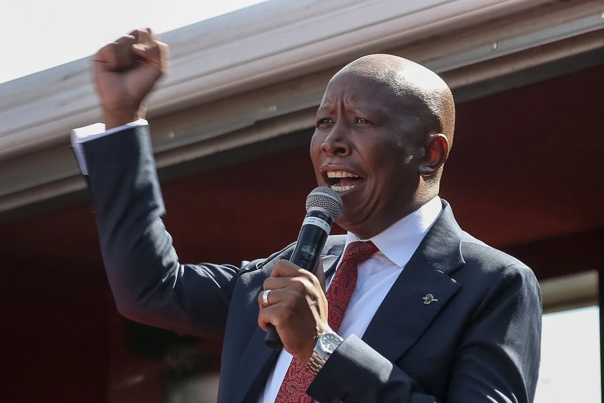Julius Malema Jailed Five Years: South Africa's Firearms Conviction SAFRICA-POLITICS-CRIME-COURT
