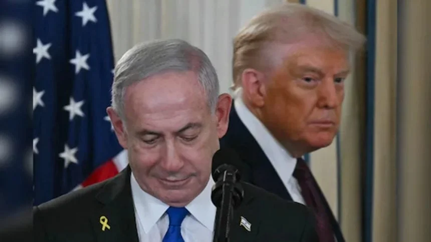 Pentagon Escalates Alert: Israeli Intelligence Accused of Targeting US Officials Netanyahu-AND-Trump-860x483